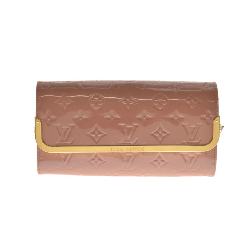 Louis Vuitton Vernis Rossmore Rose Pink Velours